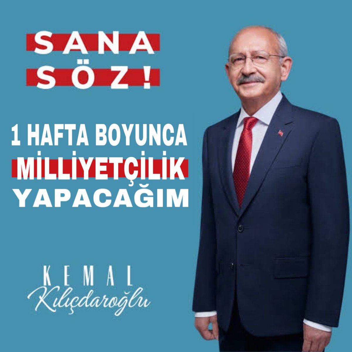 SANA SÖZ Bir hafta boyunca Milliyetçilik yapacağım..