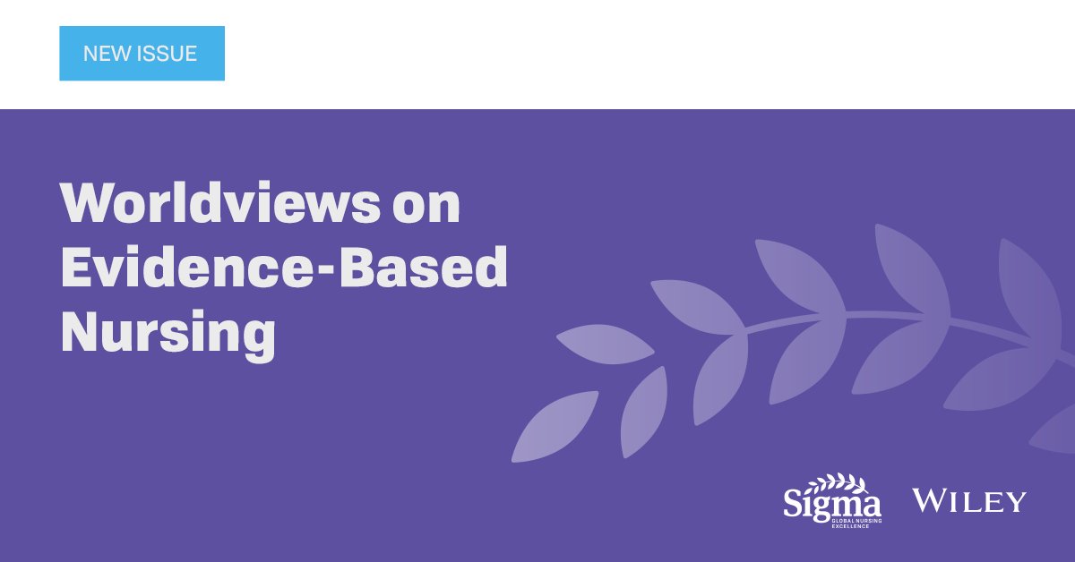 Member benefit: read the latest issue of Worldviews on Evidence-Based Nursing. This issue focuses on nurse, faculty, and student mental health and burnout with implications for urgent action.

Read it now » bit.ly/3SqyJ9F