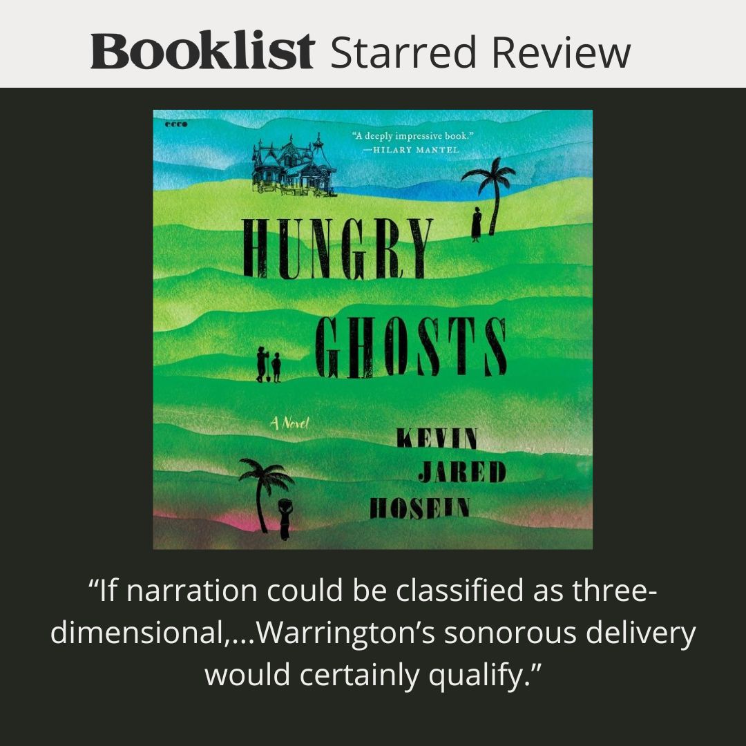 Read the excellent @ALA_Booklist starred #audiobook review for HUNGRY GHOSTS by @kevinjhosein 📚 bit.ly/45c4Srw