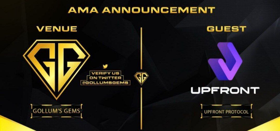 upfrontprotocol's tweet photo. Announcement: AMA with Gollum's Gems! ๐ข
๐ Join us on Telegram: https://t.co/3f4V7OYYZN
โฐ Time: May 18th, 5 PM UTC
Don't miss this opportunity to interact directly with our team and learn more about #UpfrontProtocol
#GollumsGems $UP https://t.co/LC0QbdhDqu