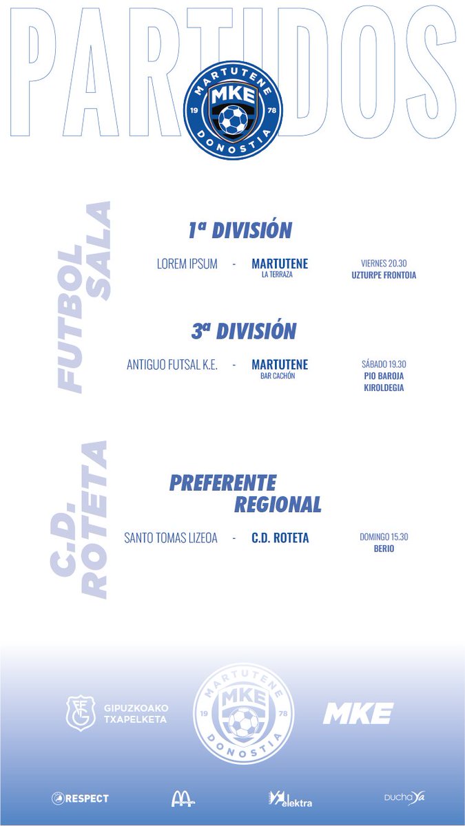 Cartelera de este finde.
#MKE