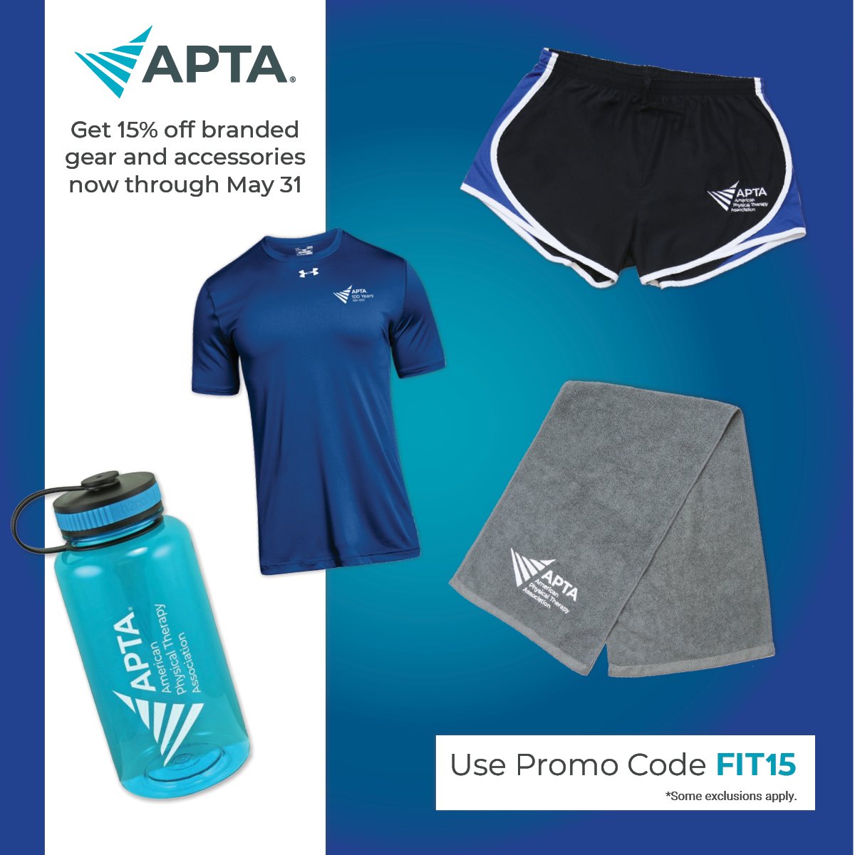 APTA_official's tweet image. Stock up on apparel and accessories from the APTA Store to help you stay fit this summer! Use code FIT15 through May 31 and save 15%. Exclusions apply. Shop now: loom.ly/NDqfTxI
#MoveinMay