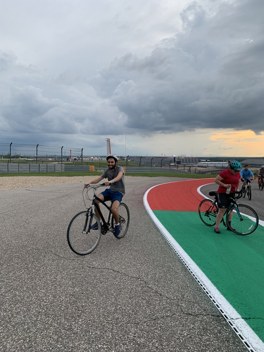 Our Austin office employee-owners participated in Bike Night at the Circuit of Americas where we were able to ride our bikes on the Formula 1 track.