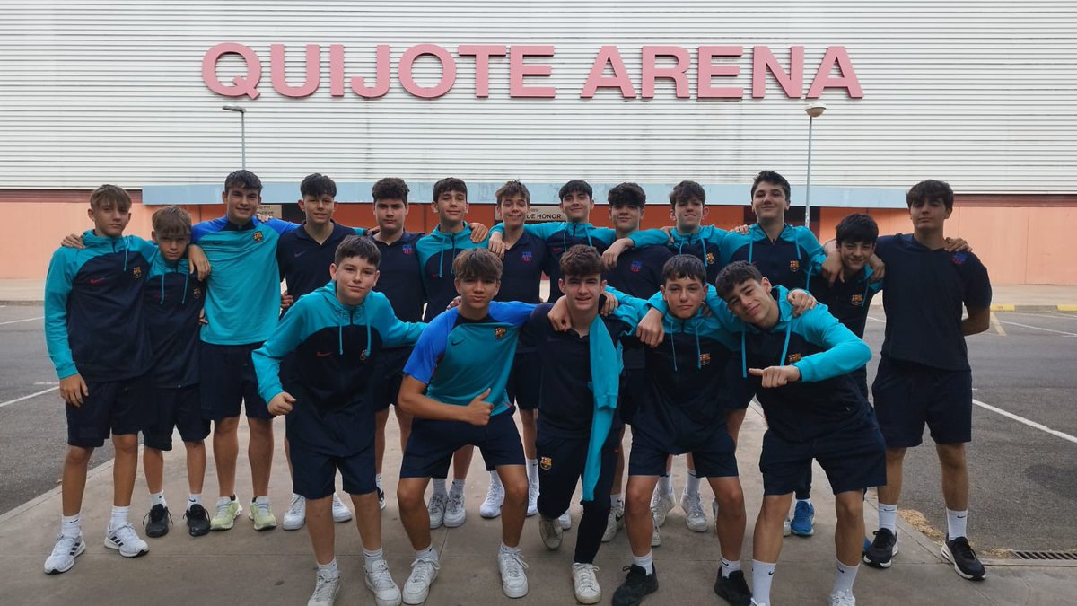 🤾‍♂️ El @FCBhandbol Infantil A ja està a Ciudad Real per disputar la Fase de Sectors del Campionat d’Espanya Infantil!

#HandbolCatalà #CDEInfantilBM