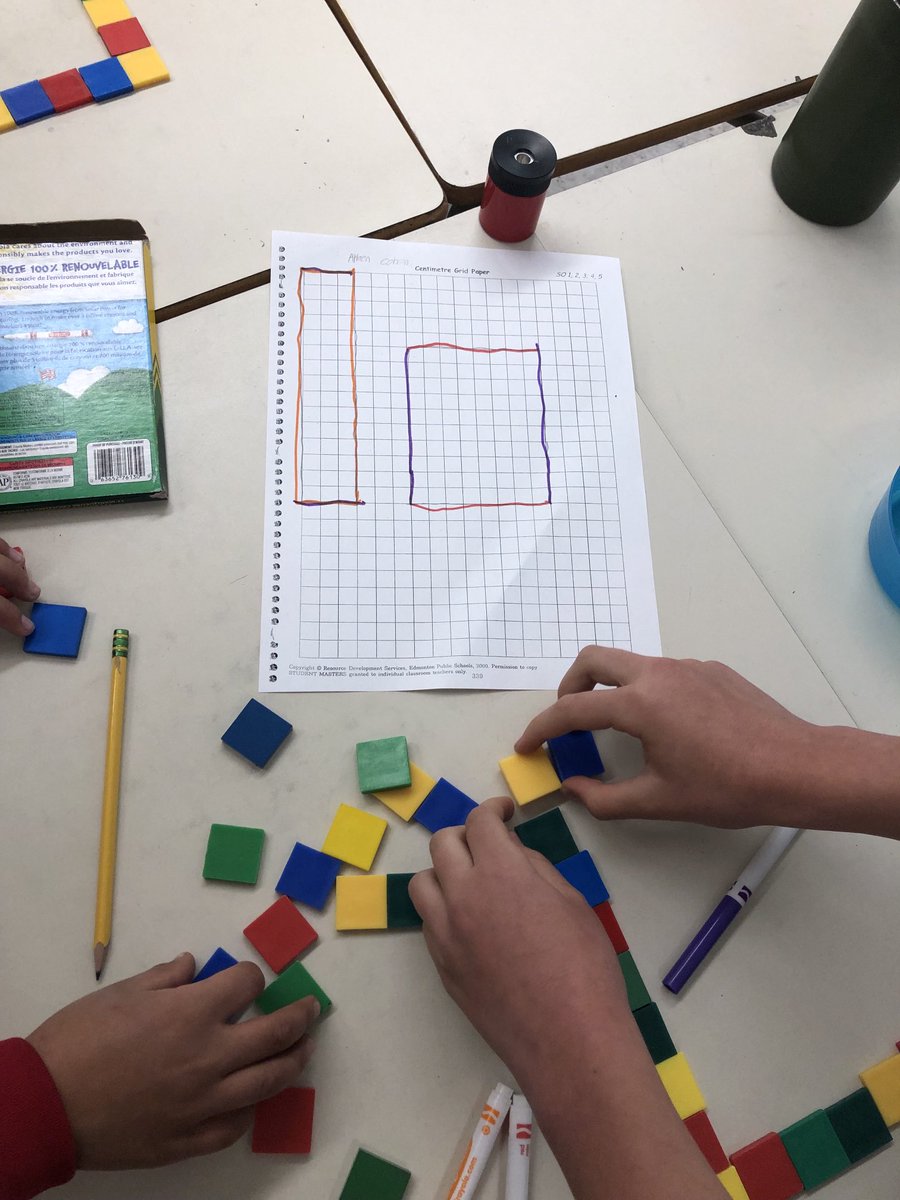 BPSHawks3's tweet photo. Your rectangular walk is 36 units long. What could your rectangle look like? #BPSHawks3 https://t.co/bhrfHk6Tta