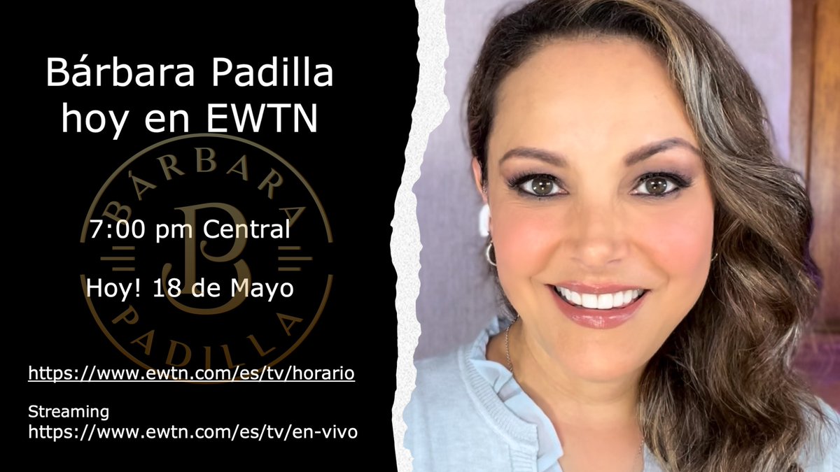 Los invito a ver mi entrevista hoy por EWTN📷📷📷
EWTN
ewtn.com/es/tv/horario
7:00pm Central
Streaming:
ewtn.com/es/tv/en-vivo
Recuerden hacer click en el link de preventa de mi nuevo sencillo! Les agradezco con el alma!
show.co/Tv9fqq5
#nuevamusica #PraiseGod #newmusic