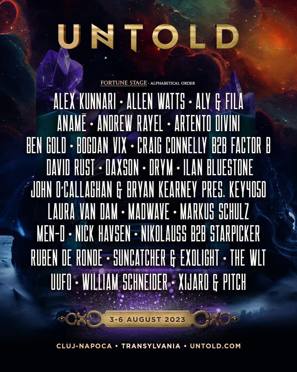 Starpickermusic (@starpickermusic) on Twitter photo Super happy and proud to be part again of this amazing event! ❤️ <a href="/UntoldFestival/">UNTOLD Festival</a>
I will perform a b2b set with my bro Nikolauss! See you all there on the dance floor ! #trancefamily Super happy and proud to be part again of this amazing event! ❤️ <a href="/UntoldFestival/">UNTOLD Festival</a>
I will perform a b2b set with my bro Nikolauss! See you all there on the dance floor ! #trancefamily