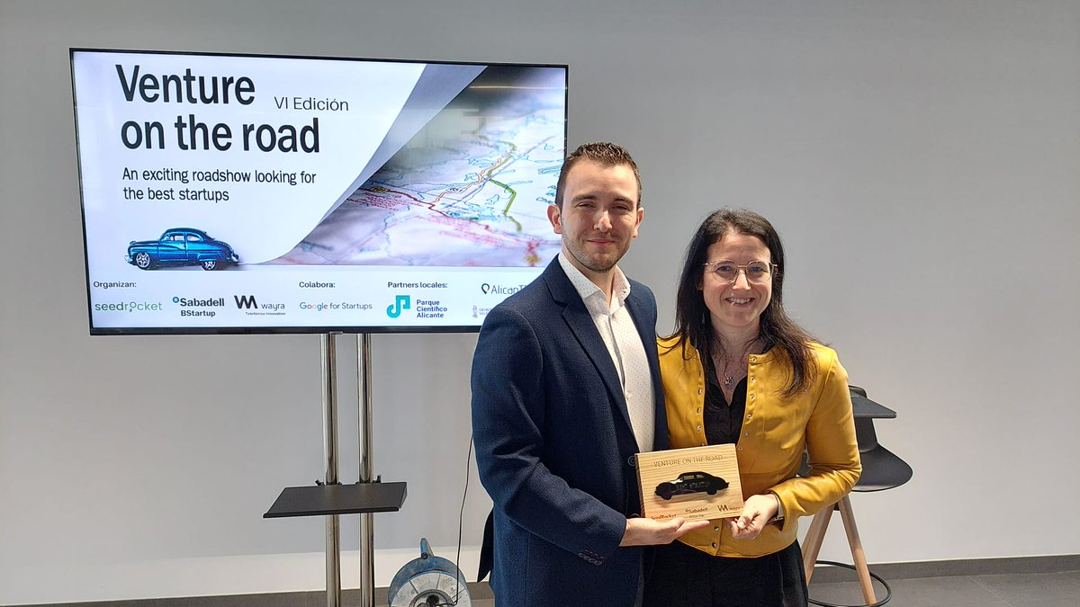 BStartup: ¡Enhorabuena a <a href="/Weitec_Oficial/">WEITEC</a>, ganadora del #VentureOnTheRoad #Alicante! 🏆 

Felicidades también a las finalistas <a href="/AvamedSynergy/">Avamed Synergy</a>, <a href="/gbeasts_gg/">GBeasts</a> y <a href="/stenfit/">STENFIT</a> y gracias al jurado, <a href="/seedrocket/">SeedRocket</a>, @WayraES, <a href="/GoogleStartupES/">Google for Startups - Spain</a> y partners locales @_Alic…