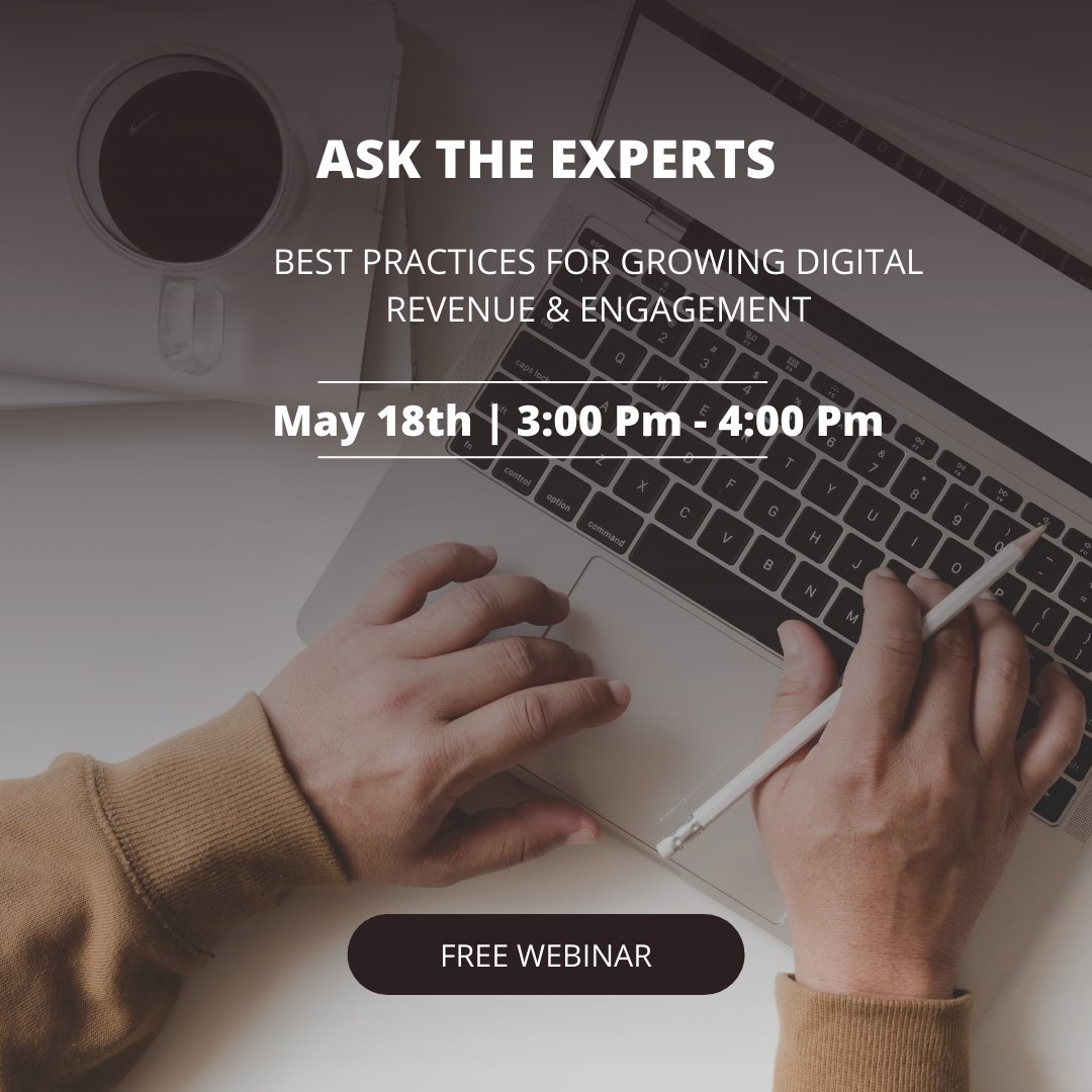 Don't miss our exclusive webinar today! Boost your digital revenue and engagement with expert tips. 

Perfect for digital content creators and sales professionals looking to enhance their skills. 

Register now! 
register.gotowebinar.com/register/17427…

#webinar #digitalmarketing