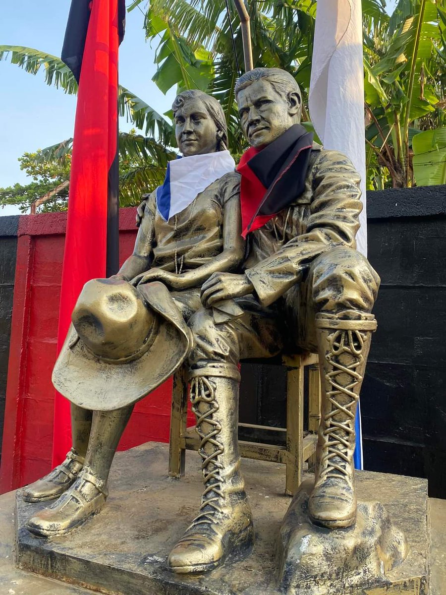 📌 Seguiremos los pasos de Sandino, ejemplo de un buen hijo de la patria.

#SandinoVive
#SandinoLuzYVerdad