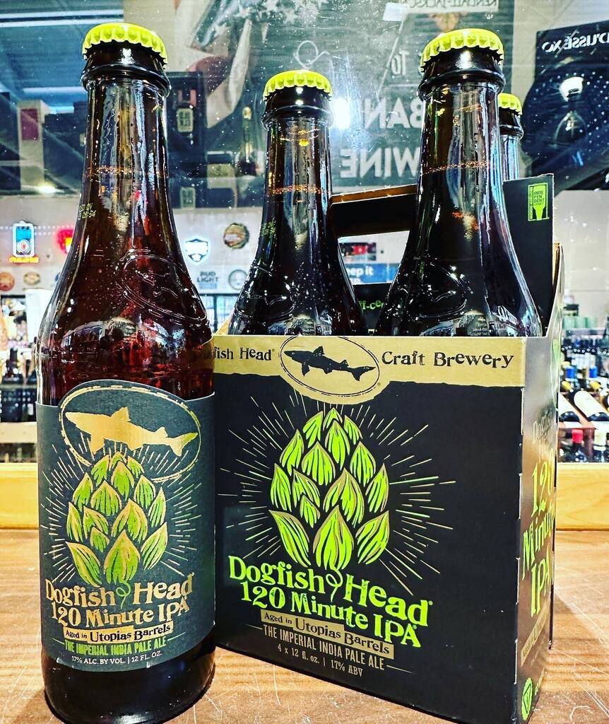 Back in stock !! Dogfish 120 minute.

#dogfish120 #dogfish120minute #dogfish120minuteipa instagr.am/p/CsZGNixOFVg/