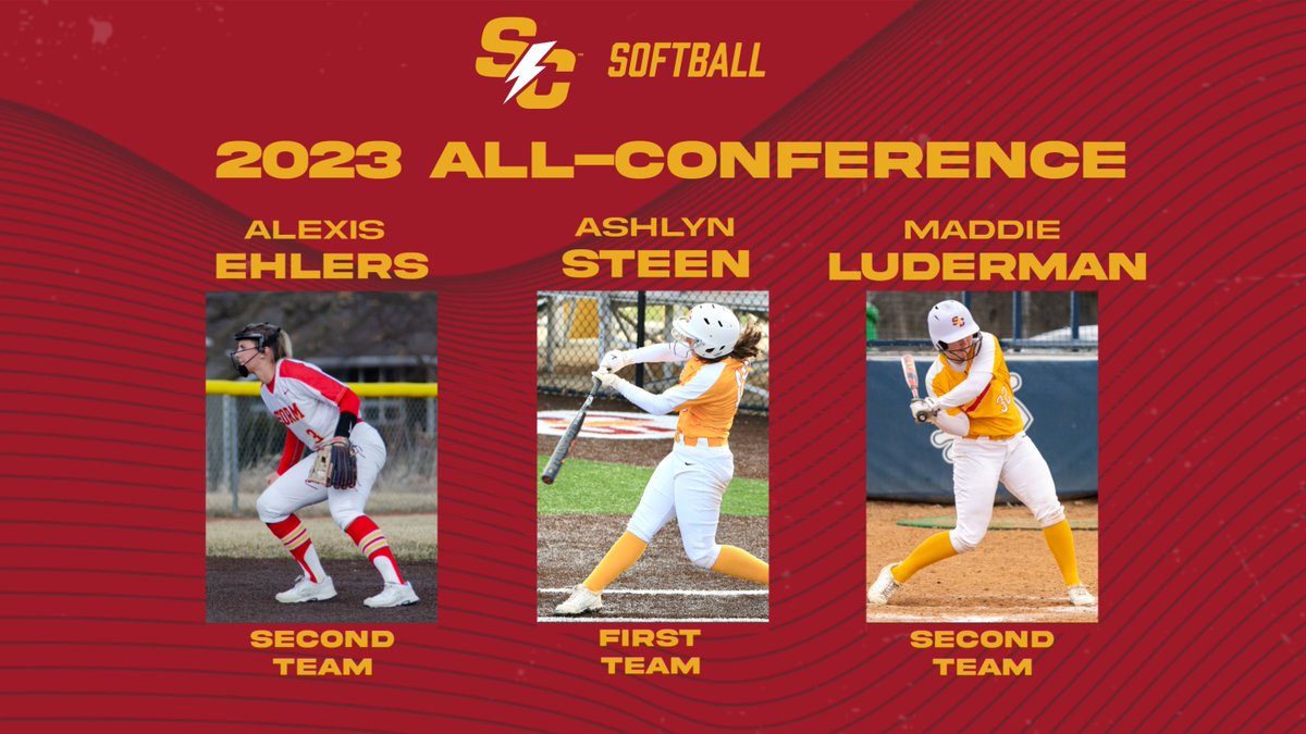 Three members of <a href="/SCStormSoftball/">Simpson Softball ⚡️</a> were named to <a href="/AmerRiversConf/">American Rivers Conference (A-R-C)</a> All-Conference Teams. 

Ashlyn Steen collected first team all-conference honors while Alexis Ehlers and Maddie Luderman were named to the second team. 

📰 bit.ly/41RKYPP

#rollriversSB