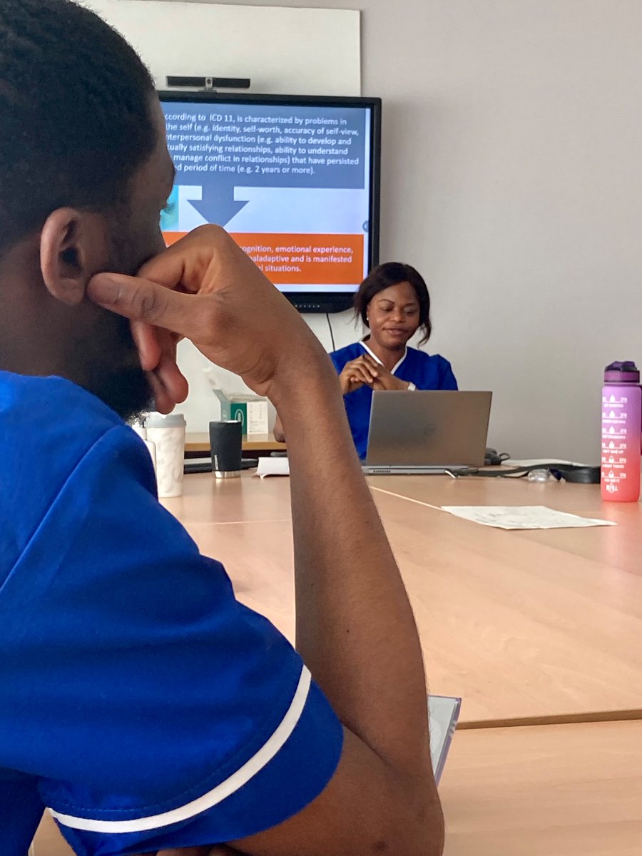 SammiMurphyRNLD's tweet photo. Mental health conditions…
Preceptees and international nurses @ Langdon were given the task to research and present a mental health condition… a full and insightful day … the attention to detail and varied approaches were outstanding. @DPT_SecureCare @DPT_NHS
#awesomenurses https://t.co/QiQFdSJ807