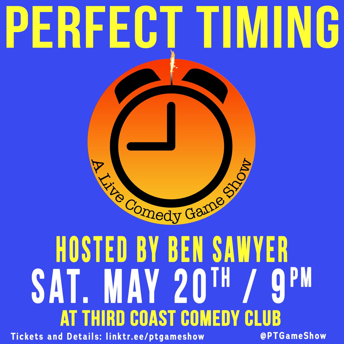 Perfect Timing: A Live Comedy Game Show tweet media