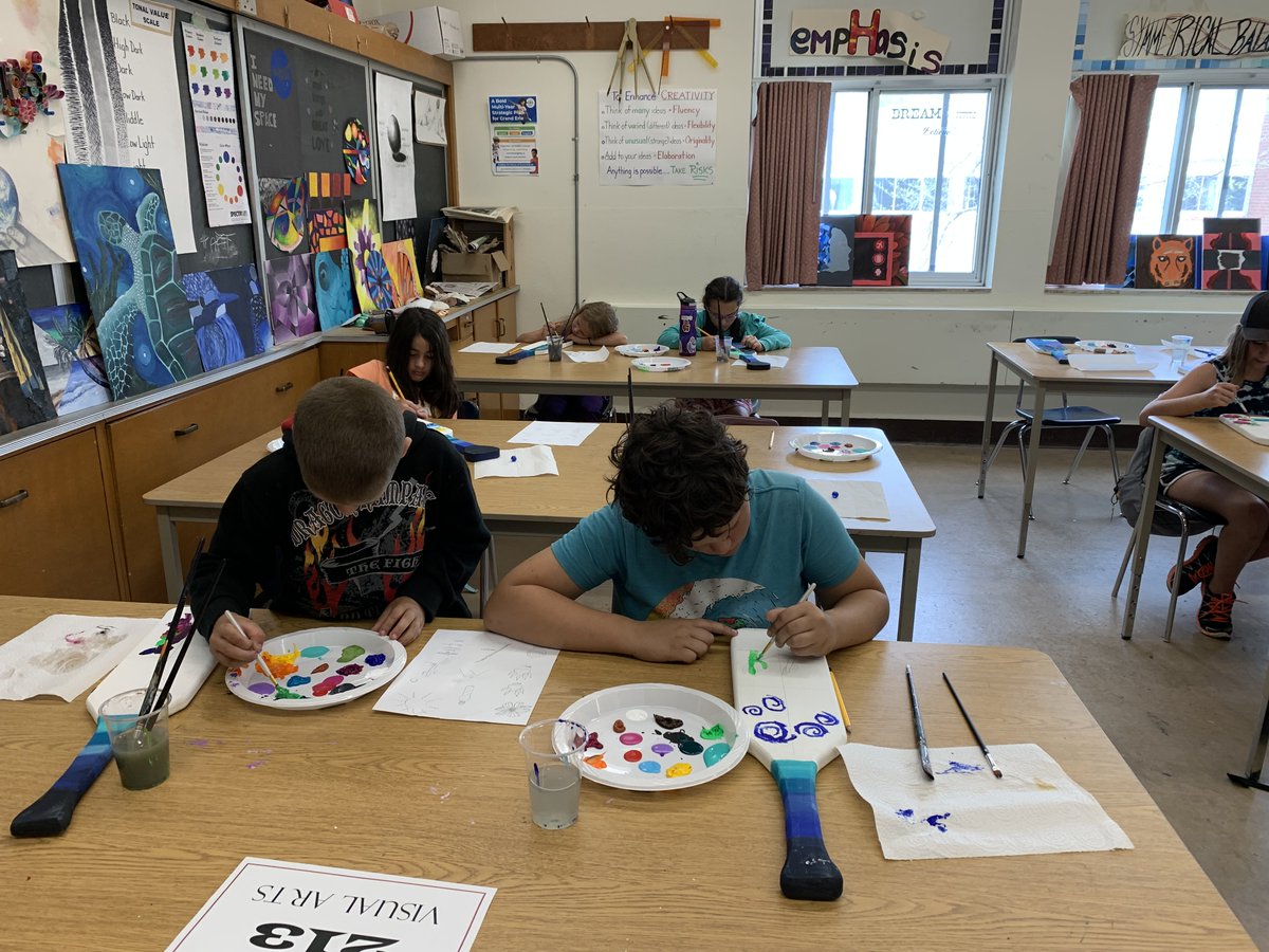 Our grade 4's had a great time at 'Art Soup' this week, hosted by <a href="/DSSTweet/">Dunnville Panthers</a>