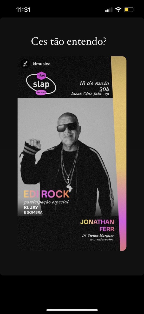 paulobastoss's tweet photo. Hj Edi Rock e Jonathan Ferr no cine joia . https://t.co/cbx7u9C62r