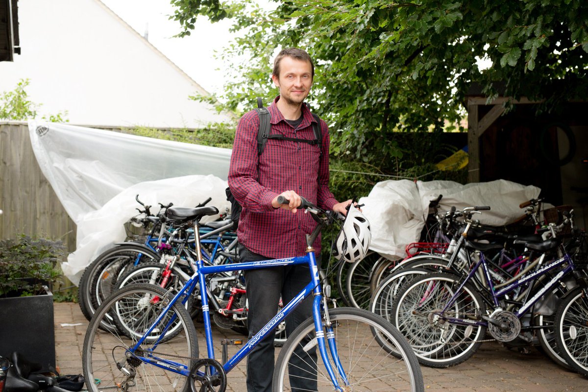 SanctuaryWheels's tweet photo. Thanks for the birthday wishes and incredible support 🤗

🎁 If you want to send us a birthday gift, please donate here and give more refugees the freedom to find their own way around our beautiful city: https://t.co/8OZ8rYQhi6 https://t.co/tYiuhEIZ9g