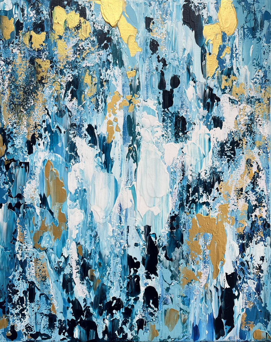 cmcphersonart's tweet photo. ‘Paddling’ is part of my water series. I want to explore the connection that we have with water within nature and the effect it has on our mental health. I wanted to create a series of paintings that emotively triggers our need for nature and it’s place within our human soul. 💚 https://t.co/YlI4vydpeM