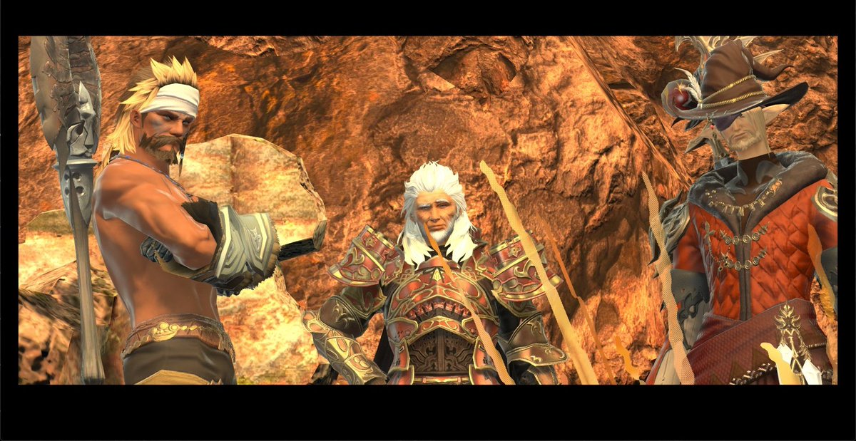 AncalagxnMalqir's tweet photo. #FFXIV #ffxivsnaps #GPOSERS #Bozja #FFXIVScreenshots #LyonHelsos #Sartauvoir #Baschvangabranth 
Legatus Gabranth and his two commanders: Lyon sas Helps and Sartauvoir sas Soranus back in the day https://t.co/YyQvjximEw