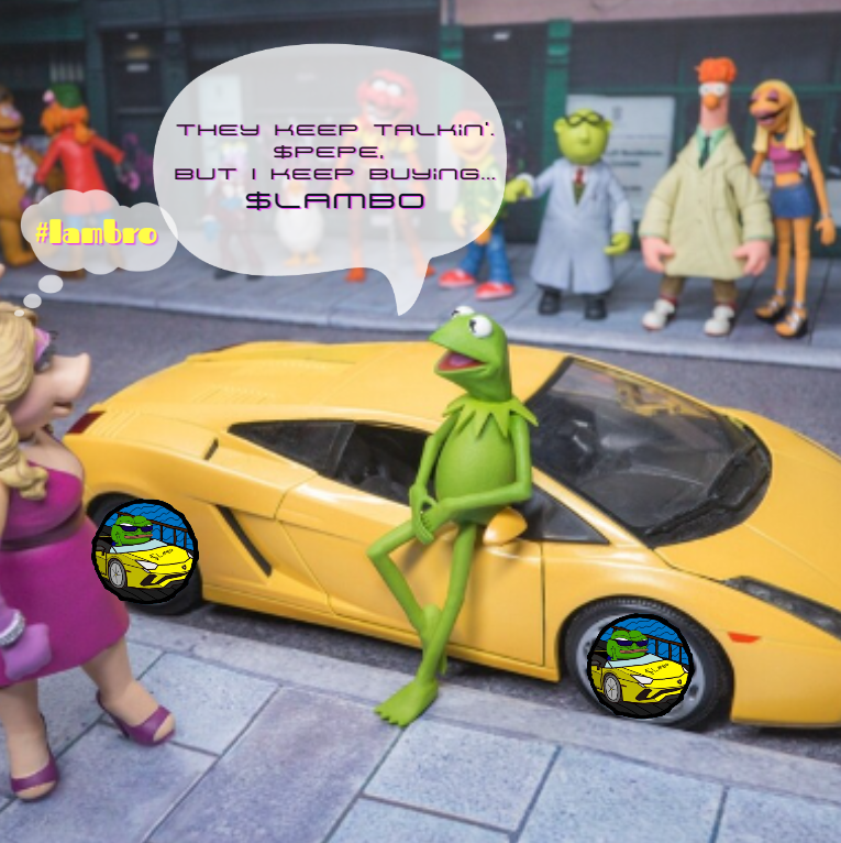 UpswingSeason's tweet photo. They keep talking $pepe, but #PEPEARMY keeps buying $lambo. https://t.co/rlStT9a7mP