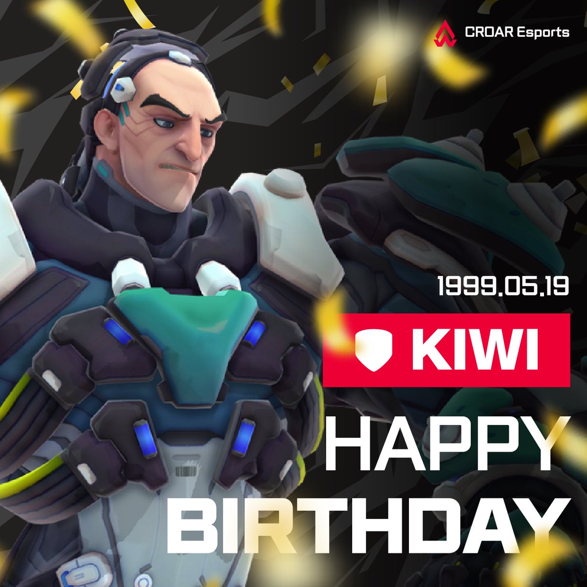 CROARJP's tweet photo. 🎉Happy Birthday KIWI🥝!🎉
🔥#FireupRED #CREWIN🔥 https://t.co/2SvDqkYHvX