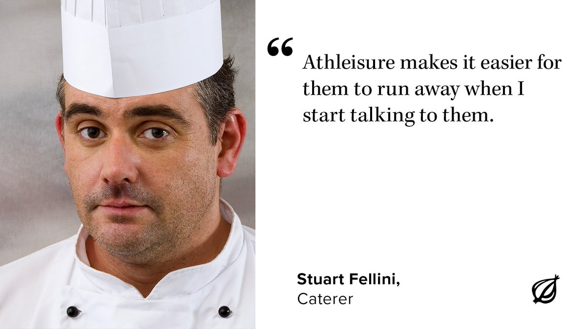 The Onion on Twitter "We asked men why women's yoga pants should be