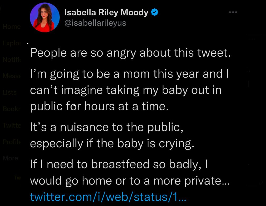 People thinking this way leave me sad.  It is very clear they are going to live life in a very dysfunctional way, and it is likely any children she raises are likely to be very dysfunctional as well.