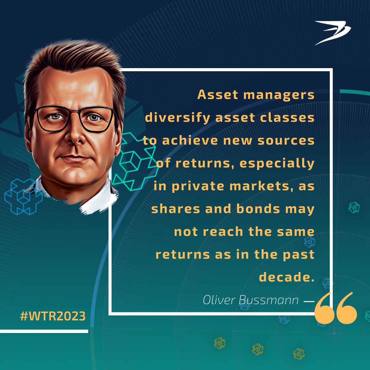⚡️#WealthTech Radar Special Topic⚡️

Today Oliver Bussmann presents his market assessment for #AlternativeAssets.

🚀Want to read the full version? Download the free eBook here:
lnkd.in/dj6jeHRm
 
#WTR #WTR2023 #Fintech #Finance #Banks #privatemarkets