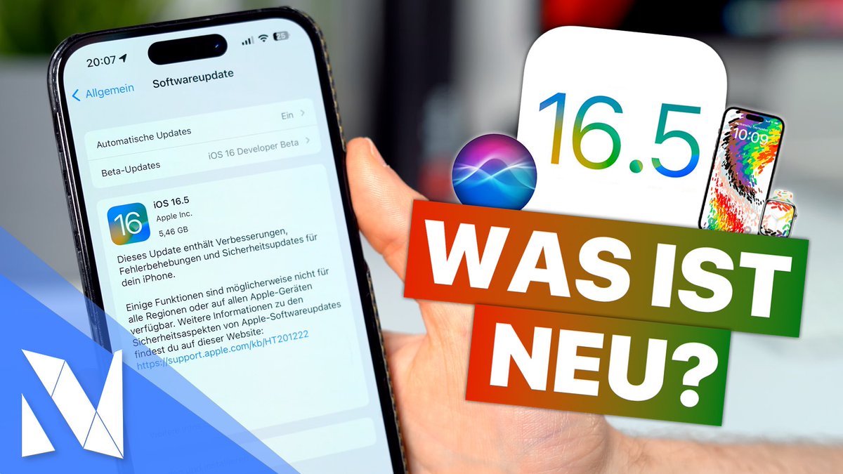 NilsHendrikWelk's tweet image. Soeben hat Apple iOS 16.5 für alle iPhones offiziell veröffentlicht 📱🙌🏼 Alles wichtige was ihr wissen müsst, erfahrt ihr jetzt in meinem neuen Video 🚀👌🏼 #iOS165 #iOS16Update #iOS16 
—&amp;gt; youtu.be/cPd49UjvSYc
