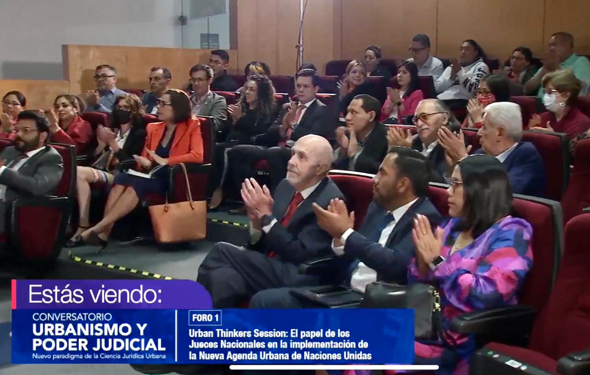 Agradecemos a @CJF_Mx, a la Ministra #NormaPiña y a <a href="/CjurWorld/">CJUR-WORLD</a> por la organización del evento histórico "Diálogos de Urbanismo y Poder Judicial". Desde ONU-Habitat reafirmamos nuestra compromiso con las instituciones de justicia a favor de una legislación por mejores ciudades.