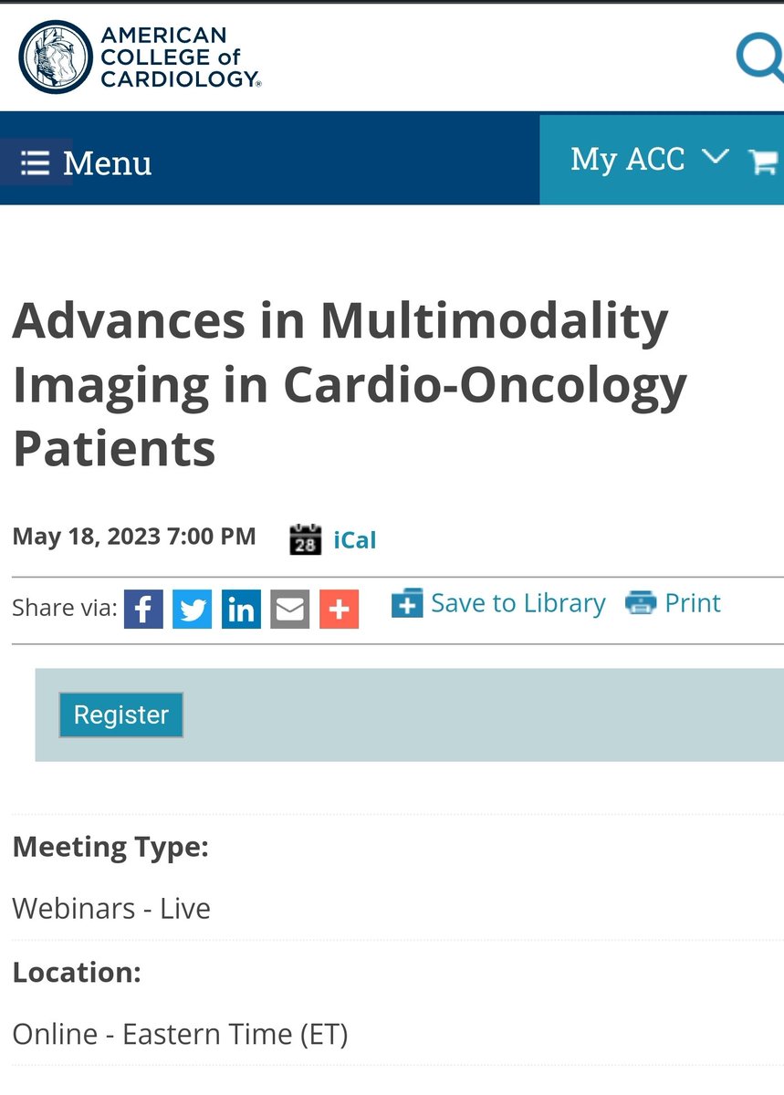 Excited for tonight's online conference on multimodality imaging in cardio-oncology patients! Join us for the latest advancements with top experts in the field. Don't miss out on this unique opportunity to expand your knowledge! #ACCimaging #CardioOncology