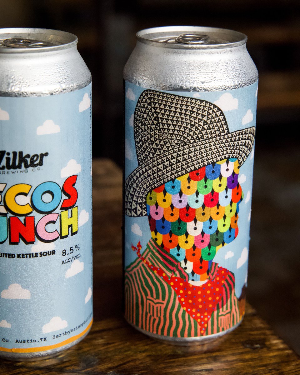 ZilkerBeer's tweet photo. Join us for the opening night of Brian Phillip’s I’M HAPPY YOU’RE HERE collection! 

Ride on over to our wild wild west taproom 6-9PM to take in Brian’s pieces &amp; taste #PecosPunch, a #fruitedkettlesour 8.5% ABV. Texas tunes from Mayeux Broussard 6:30-8:30PM! 

#atxart #tx https://t.co/dNarFs9ZQD