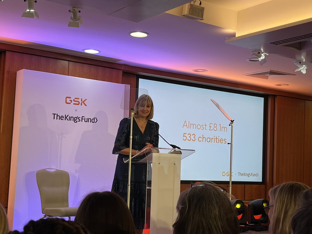 Extremely proud to be representing <a href="/sheffield4c/">SCCCC</a> at the #gskimpactuk awards 🤗