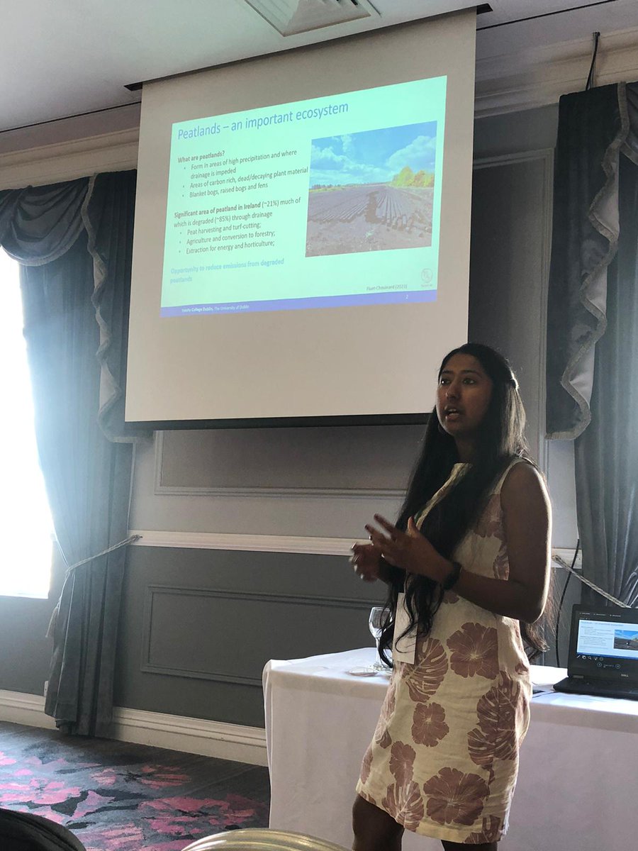 Delighted to have had the opportunity to share my research @CIGWexford2023, where I discussed the application of remote sensing in mapping vegetation communities on a rehabilitated peatland. 🌿🛰️

@matts20000 @TCD_NatSci @TerrainAI 
@Irish_PeatECR 

#CIG2023 #PeatECR #PeatTwitter