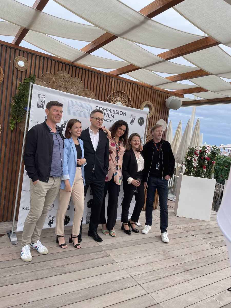 Tal_Unlimited's tweet photo. Our #CANNESFILMSUnlimited authors were invited to the cocktail party of the @filmcotedazur – which aims to promote the shooting of films and series on the French Riviera – and were able to meet some leading personalities of the audiovisual industry 🤩 https://t.co/pXxfJEjx2A