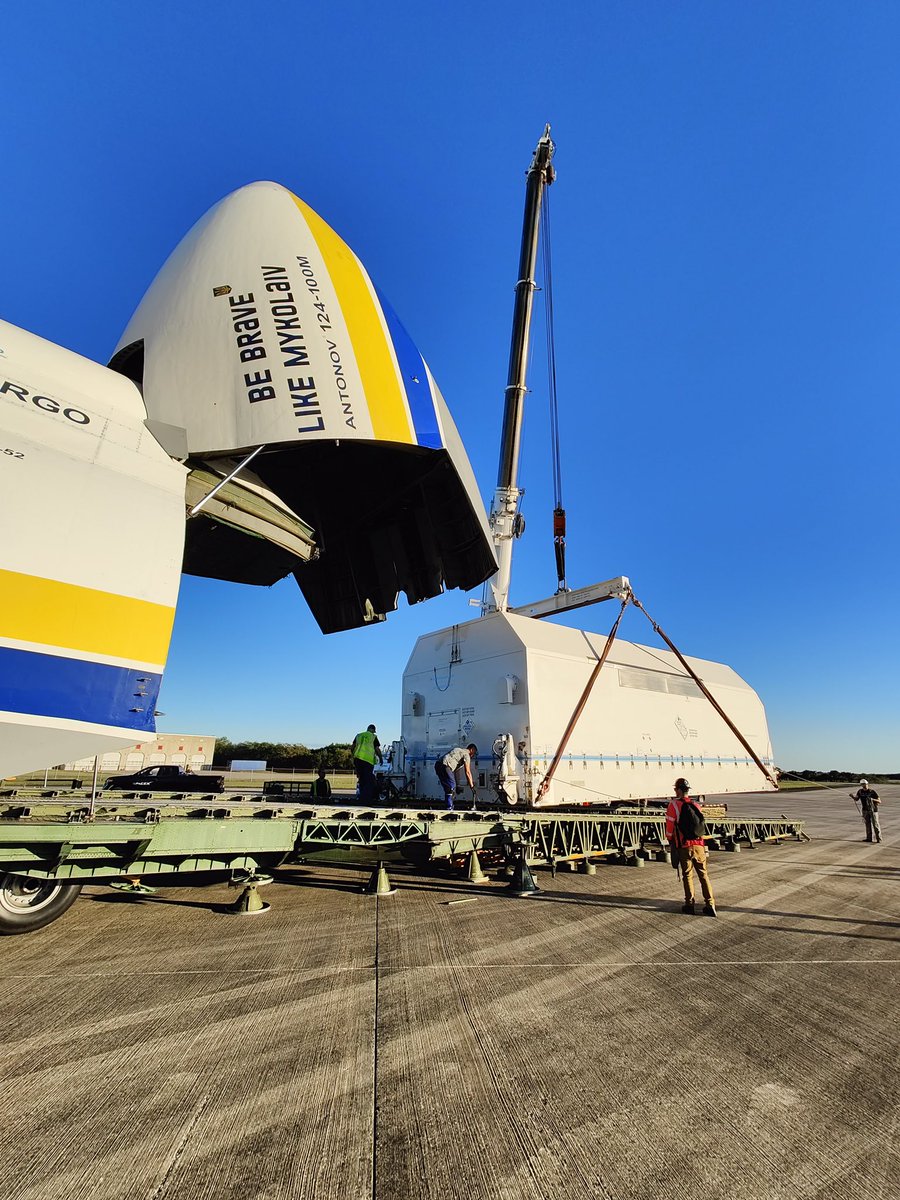 Antonov Airline safely transported Maxar-built satellite to be launched by SpaceX.