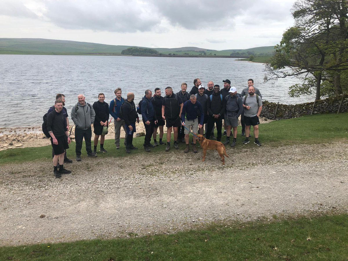 Whoops we did it again… Remarketing Northern teams smashing out a 12 mile trek at Malham Cove today raising awareness for <a href="/MindCharity/">Mind</a>. #mentalhealth @pneedham_erac <a href="/gpincheshire/">Gary Palmer</a>