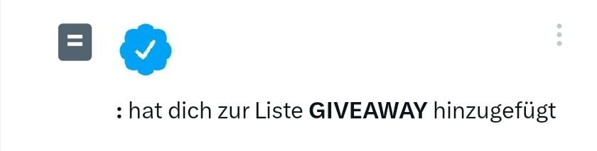 Bin ich jetzt ein Giveaway oder bekomme ich eins?