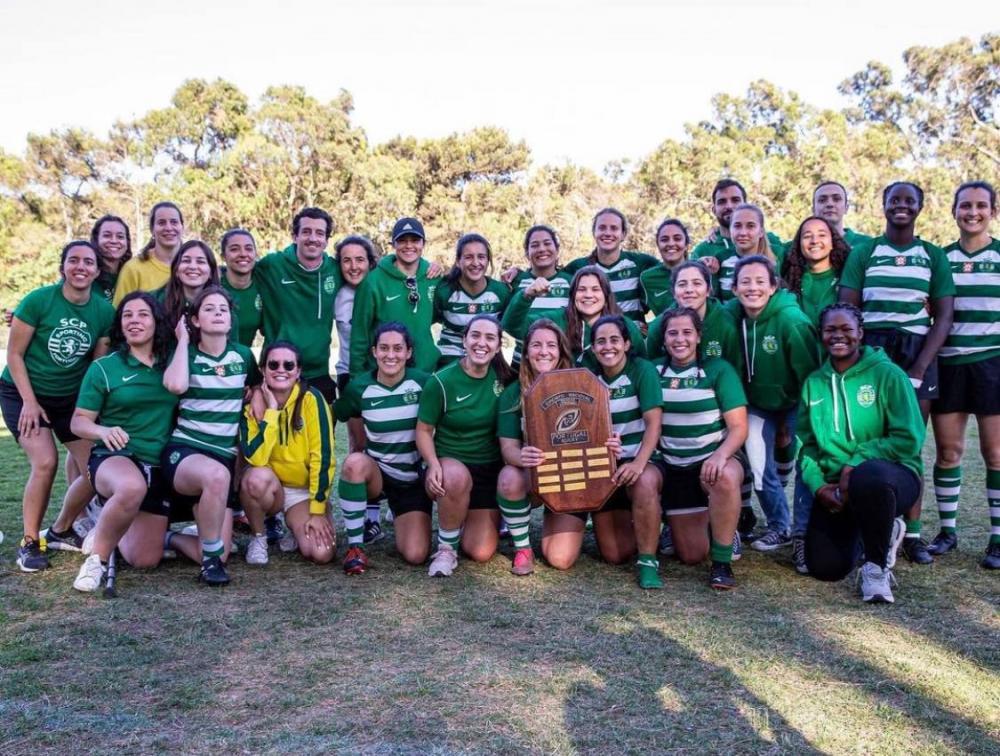 Odesa rugby players Tetiana Tarasyuk and Anastasia Kryzhanovska continue to collect titles with the Lisbon "Sporting", in which they have been playing since the fall of last year.
This time Tatyana and Anastasia can boast of the "gold" of the Portuguese Rugby-7 Championship 🏆