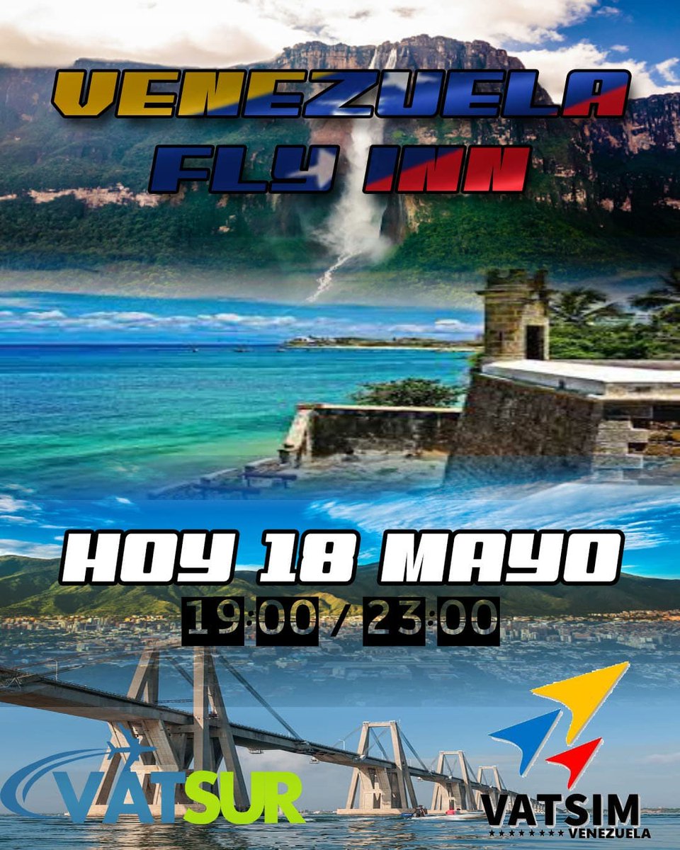 Te invitamos a nuestro evento semanal a disfrutar de gran ambiente y servicio de atc profesional!. <a href="/vatsur/">VATSIM South America</a> <a href="/vatsimevents/">VATSIM Events</a> #vatsur #vatsim #atc