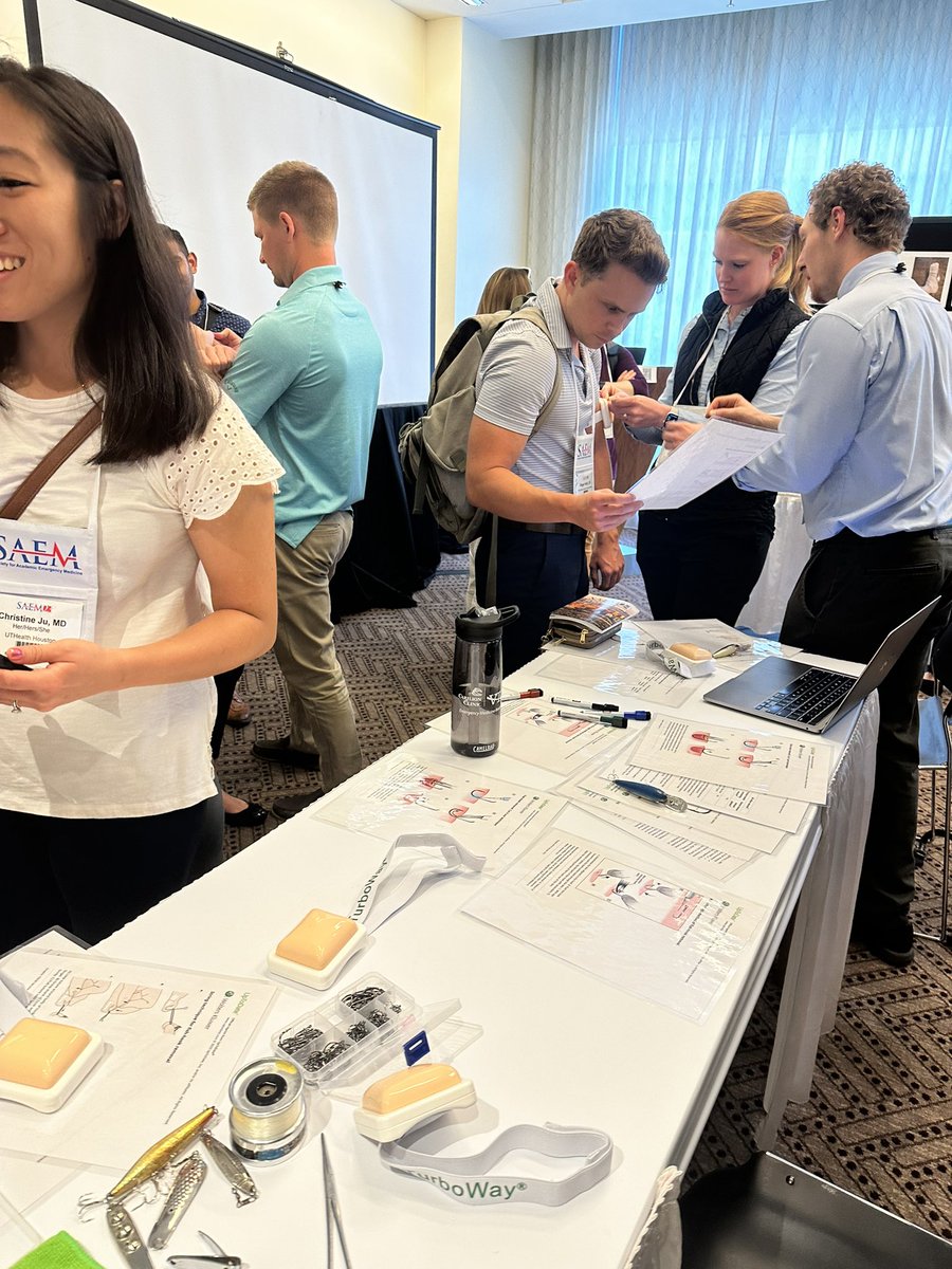 Willow Taylor Nelson, OMS III (@willowtnelson) on Twitter photo Don’t know what to do if you get a fishhook stuck in your thigh? Hop on over to fish hook removal session at #SAEM23 to get some hands on practice! <a href="/wms/">やまだ(仮名)</a> <a href="/soniasehgal99/">Sonia Sehgal</a> <a href="/WakeWildMed/">Wake Forest Wilderness Medicine Fellowship</a> <a href="/DavidMBaskin1/">David M. Baskin</a> <a href="/christinemju/">Christine Ju</a> <a href="/EmWilderness/">EM Wilderness Medicine/Bayshore</a> Don’t know what to do if you get a fishhook stuck in your thigh? Hop on over to fish hook removal session at #SAEM23 to get some hands on practice! <a href="/wms/">やまだ(仮名)</a> <a href="/soniasehgal99/">Sonia Sehgal</a> <a href="/WakeWildMed/">Wake Forest Wilderness Medicine Fellowship</a> <a href="/DavidMBaskin1/">David M. Baskin</a> <a href="/christinemju/">Christine Ju</a> <a href="/EmWilderness/">EM Wilderness Medicine/Bayshore</a>