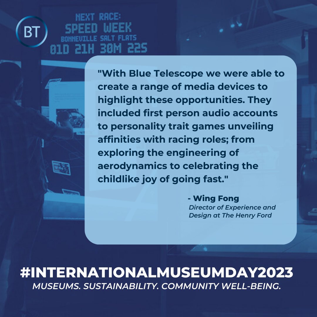 Happy #InternationalMuseumDay! 

Today we're celebrating museums and the vital community spaces that they create.

Thank you to all the people who spend their days building, maintaining, preserving and creating museums. We're so proud to support the work that you do! 💙🔭