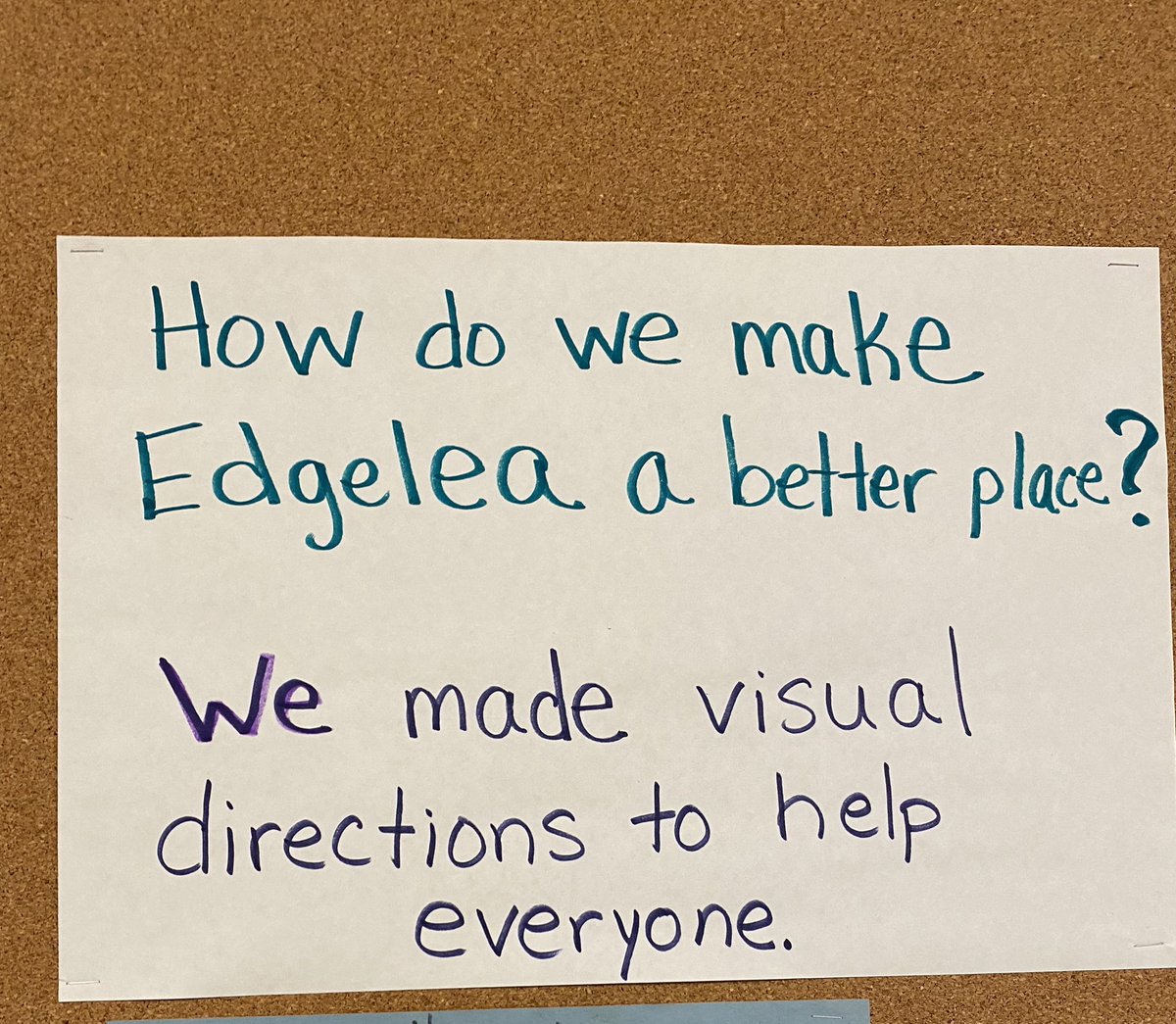 LSC_AEN's tweet photo. Visual schedules help ALL students! We process visuals first! Amazing brain aligned project and tool form a a second grade class at Edgela! #brainaligned #studentmade #visualroutines #iheartcd #LSC_AEN https://t.co/CI0zlZr8yb
