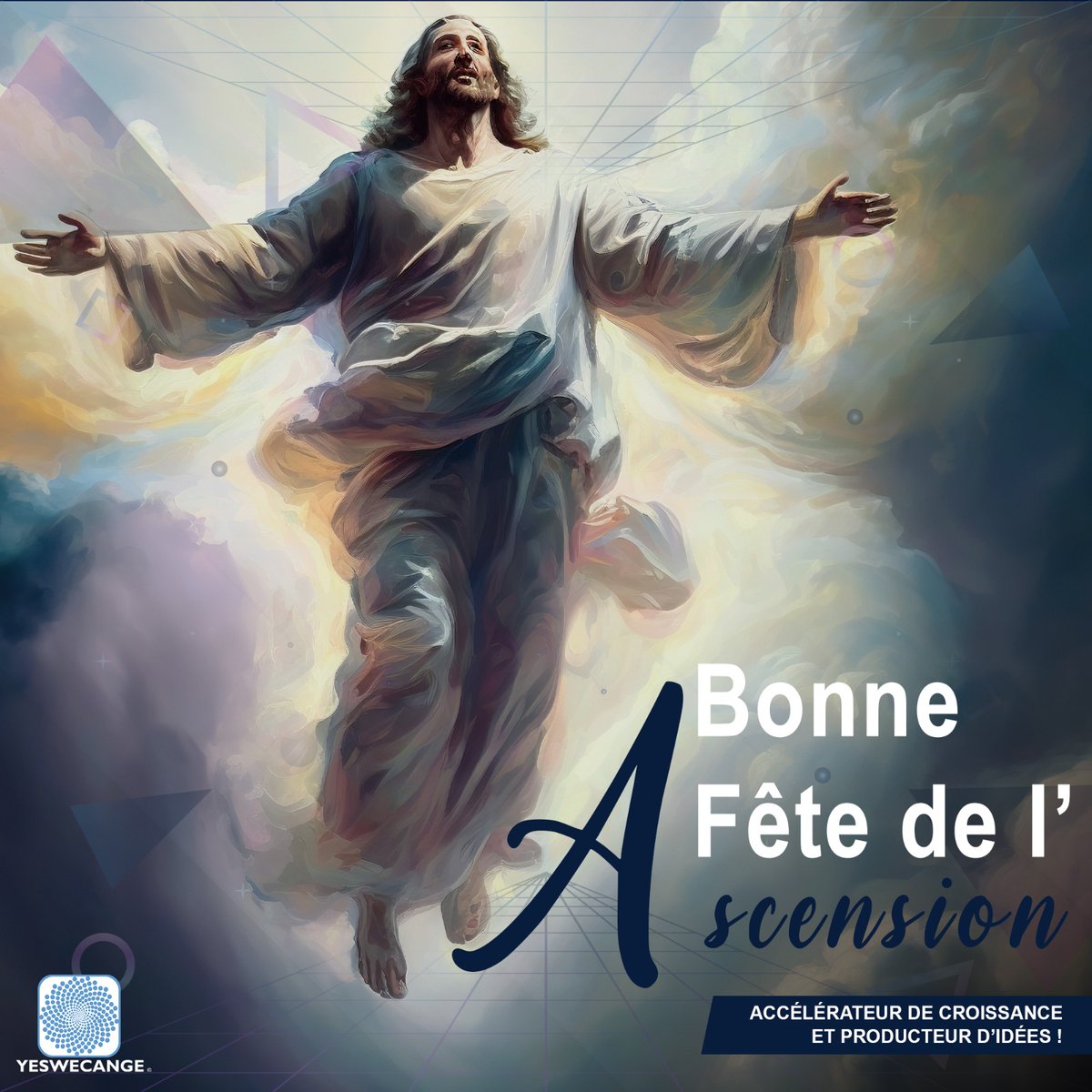 𝗕𝗼𝗻𝗻𝗲 𝗳𝗲̂𝘁𝗲 𝗱𝗲 𝗹'𝗔𝘀𝗰𝗲𝗻𝘀𝗶𝗼𝗻 𝗮̀ 𝘁𝗼𝘂𝘁𝗲 𝗹𝗮 𝗰𝗼𝗺𝗺𝘂𝗻𝗮𝘂𝘁𝗲́ 𝗰𝗵𝗿𝗲́𝘁𝗶𝗲𝗻𝗻𝗲 ! 🙏🎉
Que cette fête soit l'occasion de vous élever vers de nouveaux sommets digitaux ! 🙌✨
💻⚡️
#BonneFêteDeLAscension 
#AscensionDigitale 
#ÉlévationNumérique