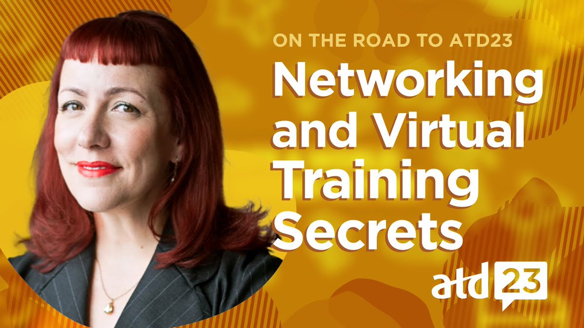 #RT <a href="/atd/">Association for Talent Development (ATD)</a>: Kassy LaBorie shares tips and secrets to successfully network at #ATD23 and gives you a sneak peek inside her session.

Watch the rest of the series see what #ATD23 is all about: bit.ly/3OcskyV