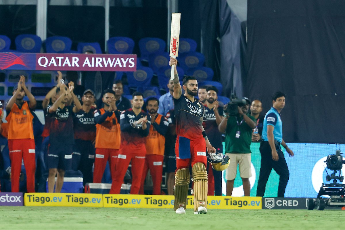 CRIC_FAST_INFO's tweet photo. What a Innings by goat 🥵 #ViratKohli #ViratKohli𓃵 #RCBvsSRH #RCBvSRH #SRHvRCB https://t.co/BZqghPMyXr