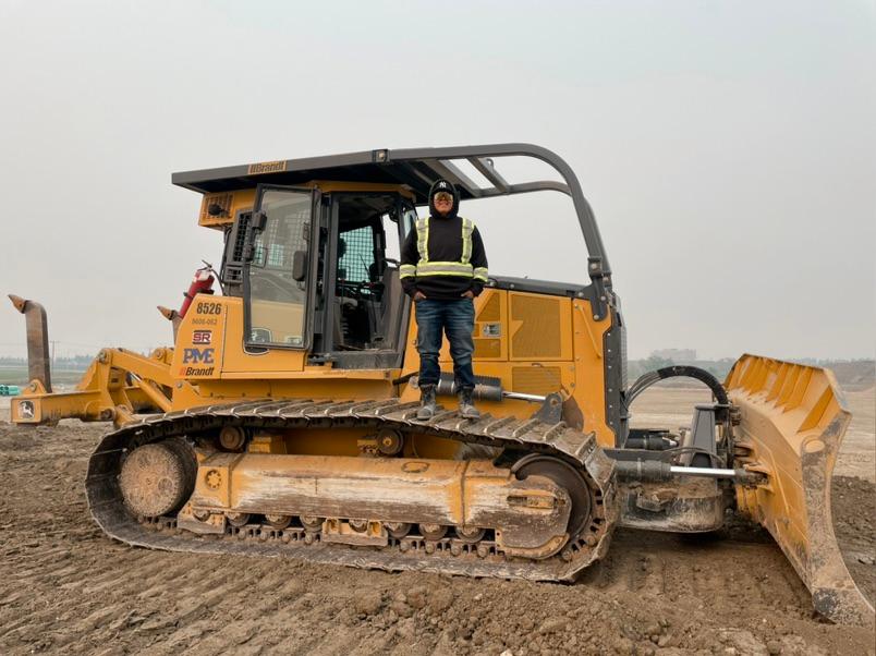 Chase_OT's tweet photo. We sure love and appreciate hearing from our students and how they are doing in their new career. This is Irene Crowchild, from Tsuut’ina Nation and she worked her way into a Dozer Operator Position. Congrats Irene and keep up the good work!! https://t.co/yMqJrITJ8N
