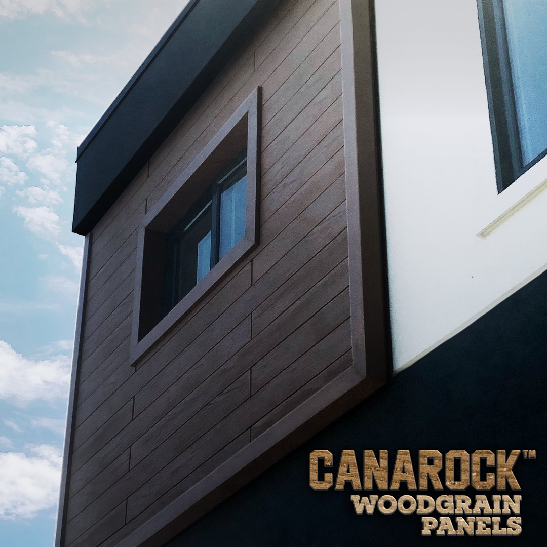 CANAROCK Woodgrain Panels add the warmth and natural beauty of wood that is durable and maintenance free....#homedecor #home #homeupgrade #gtahomebuyers #homeselection #homeinspirations #dreamhome #homeinspiration #homeinspo #homesweethome #customhome #customhomebuilder #hometour