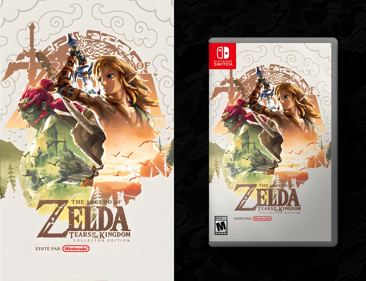 Nintendo j'ai réalisé une version collector de Zelda TOTK, une collab à gratter ouuuuu ? <a href="/NintendoFrance/">Nintendo France</a>