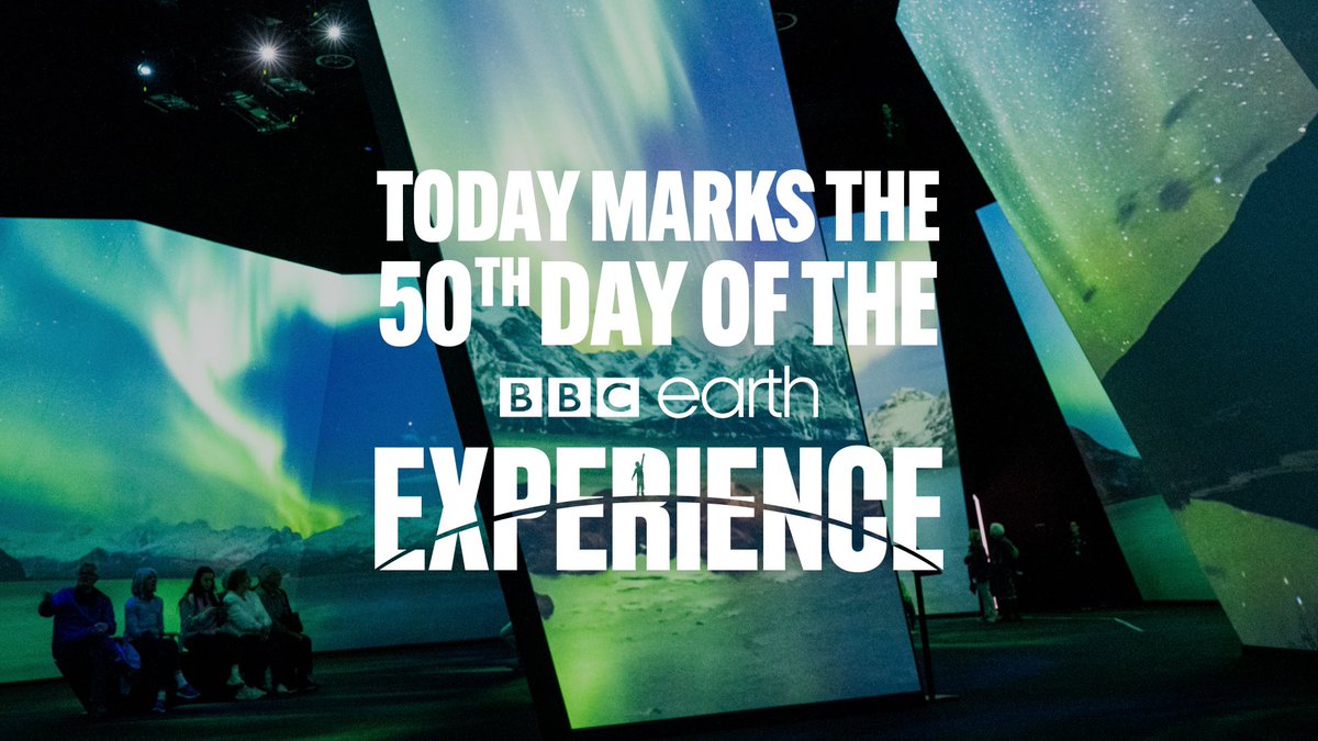 Celebrating 50 days since the #BBCEarthExperience opened its doors 💚 

Tell us your favourite part about your visit 🌏👇 

📷 © BBC Earth Experience 

#MyBBCEarthExperience #SevenWorldsOnePlanet #LondonEvent #London #BBCEarth